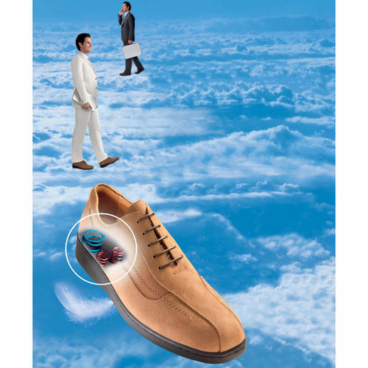 Sto&szlig;d&auml;mpfer-Schuhe Dieser geniale Schuh federt jeden Sto&szlig; sanft ab und erm&ouml;glicht ein gelenkschonendes Gehen.