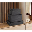 Stapelbox Stepp-Rautenmuster