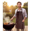 Büffelleder-­Grillschürze