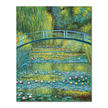 Zhao Xiaojie malt Monet – Bridge over a Pond of Water Lilies