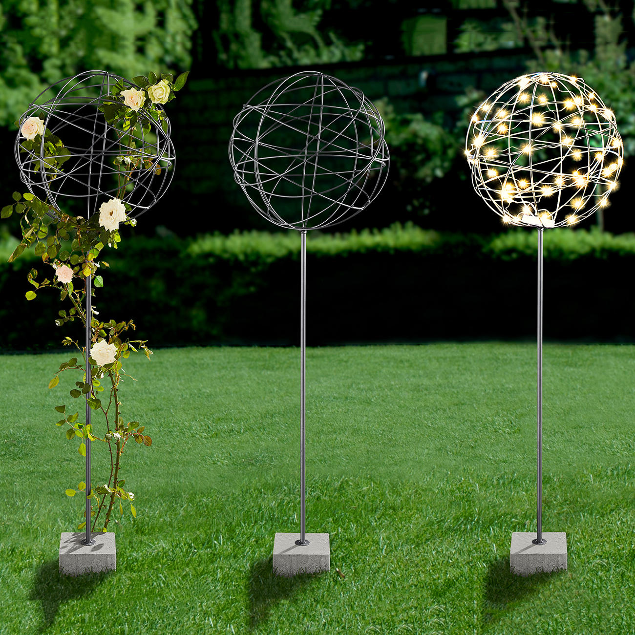 Gartenkugel, 136 cm Höhe 3 Jahre Garantie ProIdee