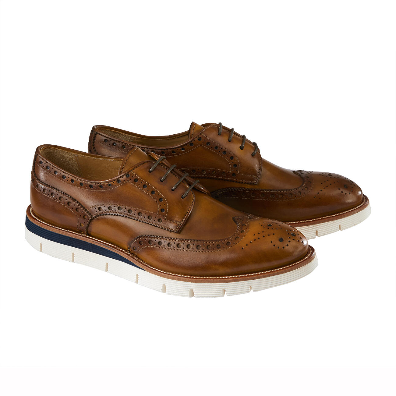 靴 DER BUDAPESTER SCHUHE SUEDE HALF BLOGUE Children's Dirty Buc Oxford Shoe [PA077-6200TNC-DIRTYBUC