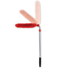 Mini-Staubwedel Aus Mikrofaser – Ausziehbar Bis 63 Cm, Mit Chenille-Kopf, Für Innenbereich & Decken (rot)