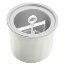 Eisbehälter mit Rührmechanismus, Inhalt 700 ml, in weiß.