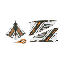 Ersatzflügel-Set für ein Spielzeug oder Modell