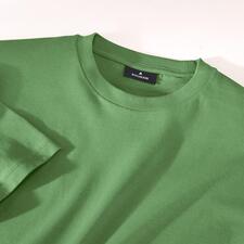 Apfel Grünes Ragman T-Shirt mit Rundhalsausschnitt und kurzer Arm.