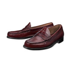 Bordeaux Bordeauxfarbene G.H. Bass Pennyloafer Weejuns mit klassischem Design.