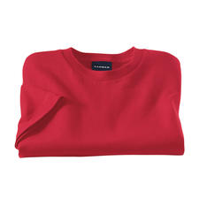 Rot Rotes Ragman T-Shirt in Größe 44, gefaltet.