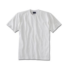 Weiß Weißes T-Shirt auf neutralem Hintergrund