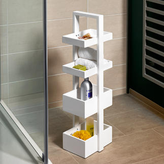 wireworks Design-Regal, Weiß Stummer Diener. Mehrstöckiges Tablett. Und handliche Etagere
mit praktischem Stauraum.