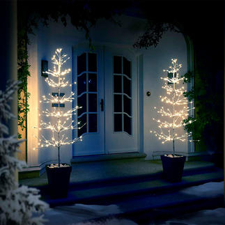 Lichterbaum 90 cm, 120 cm oder 180 cm Geheimnisvoll leuchtende Deko-Bäume verzaubern Ihre Terrasse, Ihr Entree.