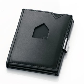 Exentri® RFID Smart Wallet Das Karten-Etui mit 2fach-Schnellzugriff. Ohne Öffnen, die beiden meist genutzten Karten direkt zur Hand.