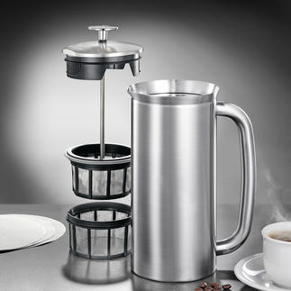 Espro®-French-Press oder -Thermobecher Endlich vollmundiger French-Press-Kaffee ohne Kaffeesatz.