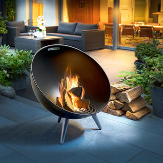 FireGlobe Feuerschale Zünftiges Lagerfeuer – in modernem, dänischem Design.