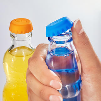 Silikon-Kronkorken, 12er-Set Praktisch, hygienisch, sicher:
der Silikon-Kronkorken für Ihre Getränkeflaschen.