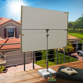 doppler® Sonnen- und Sichtblende Genial flexibel: der perfekte Sonnen- und Sichtschutz für Terrasse, Loggia und Balkon.