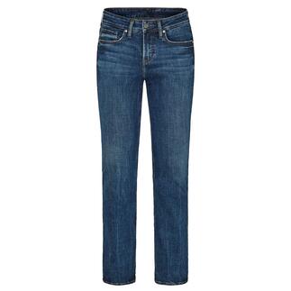 Frontansicht einer Silver Suki Bootcut-Jeans auf weißem Hintergrund