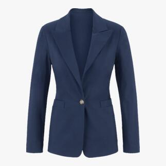 Blauer Blazer von Vicario Cinque, Größe 34.