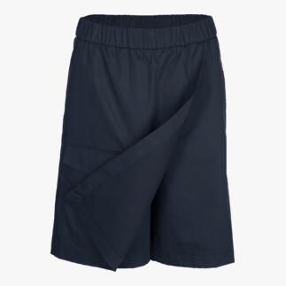 Gardeur Cargo-Bermudas-Rock in Dunkelblau mit asymmetrischem Design.
