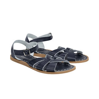 Salt-Water Ledersandalen in Größe 36 und Navy.