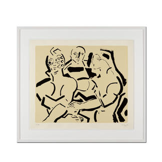 José Maria Guerrero Medina – Griechische Göttinnen der Anmut Das Werk eines der wichtigsten spanischen Maler (jetzt noch zum erfreulichen Preis). Der Geheimtipp aus Spanien: Limitierte Lithografie des Künstlers Guerrero Medina. Maße: gerahmt 88 x 78 cm
