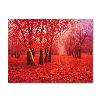 Pei Lian Zhi – Red Forest Pei Lian Zhi: In mehr als 200 Sammlungen vertreten. Neueste Edition – partiell von Hand übermalt. 40 Exemplare. Maße: 120 x 90 cm