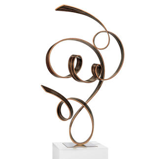 Jacinto Moros – FTK, 2020 Einzigartig: Jacinto Moros puristisch-virtuose Holzskulptur. 100 % Handarbeit. Erste Unikatserie des renommierten Künstlers. Maße: 45 x 70 x 33 cm