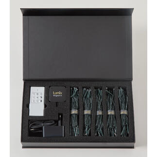 Verpackung des Basis-Sets für die magnetische Lichterkette.