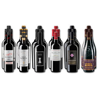 Weinsammlung - Die kleine Rotwein-Sammlung Winter 2023, 24 Flaschen Wenn Sie einen kleinen, gut gewählten Weinvorrat anlegen möchten, ist dies jetzt besonders leicht.
