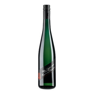 Flasche des Weins 'Uhlen Laubach GG 2021' mit auffälligem Etikett.