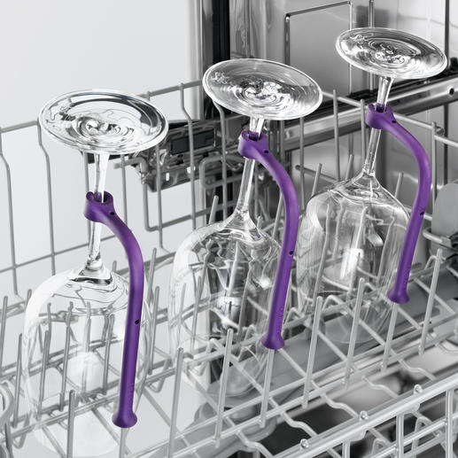 Gläserhalter für Geschirrspüler, 8er-Set Endlich können Sie auch viele langstielige Gläser gefahrlos im Geschirrspüler reinigen.