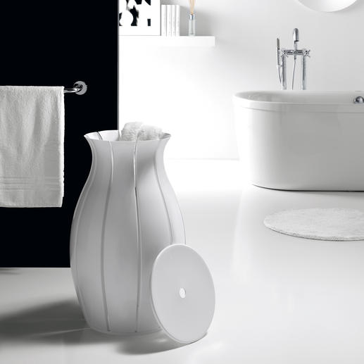 Wäschekorb „Amphora“ Ein Blickfang in Ihrem edlen Bad. Italienisches Design. Ausgezeichnet mit dem „Good Design Award“ 2009.