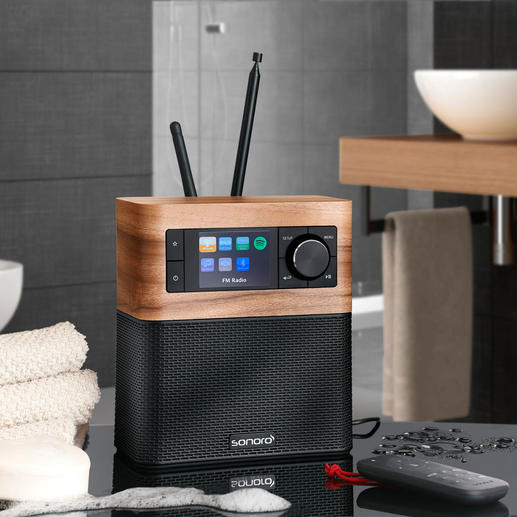 Musiksystem sonoroSTREAM Endlich: raumfüllender Spitzenklang auch im Bad. Von sonoro, Deutschland.