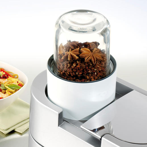 Bei Pro-Idee inklusive: Kräuter- und Gewürzmühle mit 4 luftdichten Vorratsgläsern. Bei Pro-Idee inklusive: Kräuter- und Gewürzmühle mit 4 luftdichten Vorratsgläsern.