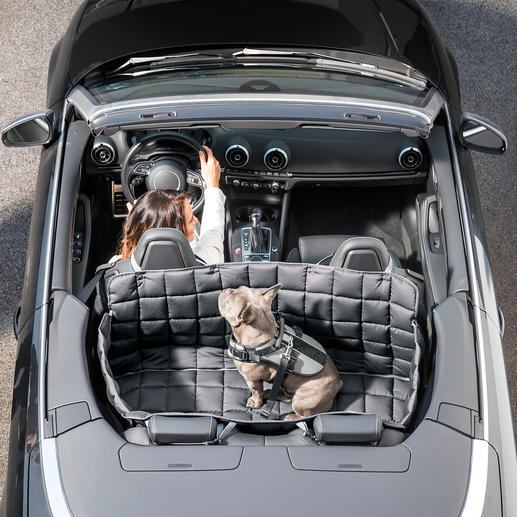 95 °C waschbare Auto-Hundedecke 100%ig keim-, parasiten- und geruchsfrei zu säubern. Mit Allseiten-Schutz für Rückbank und Kofferraum.