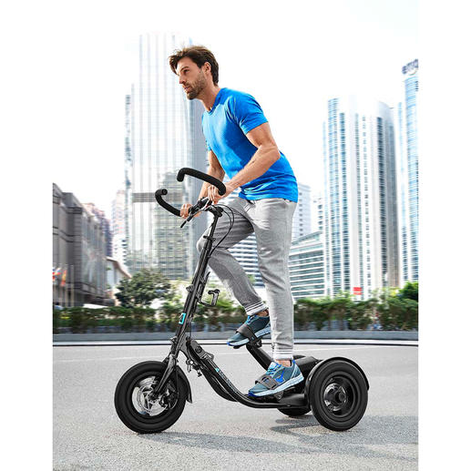 Me-Mover Fitness Der erste Stepper auf Rädern. Verbindet Fitness mit Mobilität und Lifestyle.