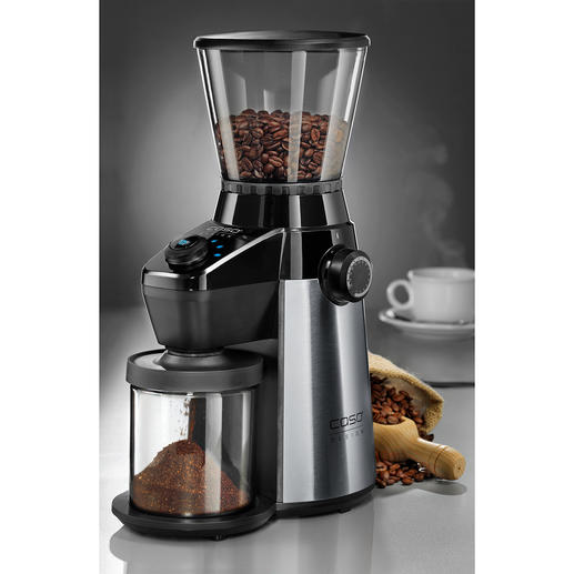 Caso Kaffeemühle Barista Flavour Die perfekte Ergänzung zu Ihrem Siebträger-Automaten. Und für aromatisch frischen Filterkaffee.
