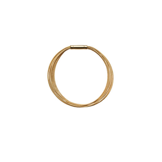 10-reihiges Gold-Armband oder 20-reihiges Gold-Collier Prunkvolles Schmuckstück von bleibendem Wert: Das Collier aus über 40 Gramm kostbarem 750er Gold.