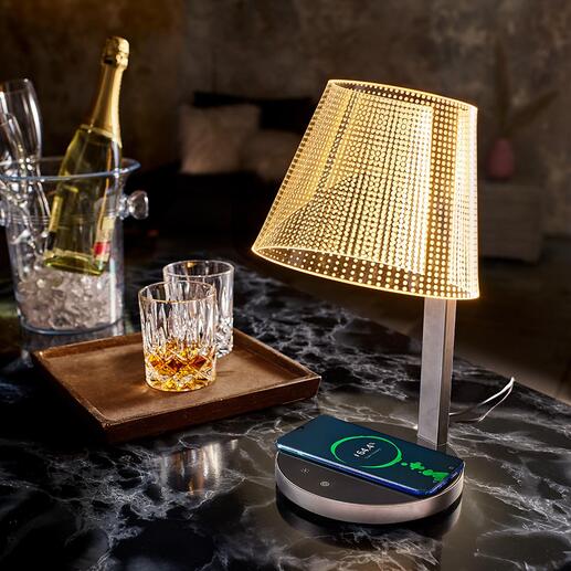 Magische Design-Tischleuchte Wie von Zauberhand: scheinbar schwebende Lichtpunkte beleuchten Ihr Ambiente stimmungsvoll und genau nach Wunsch.