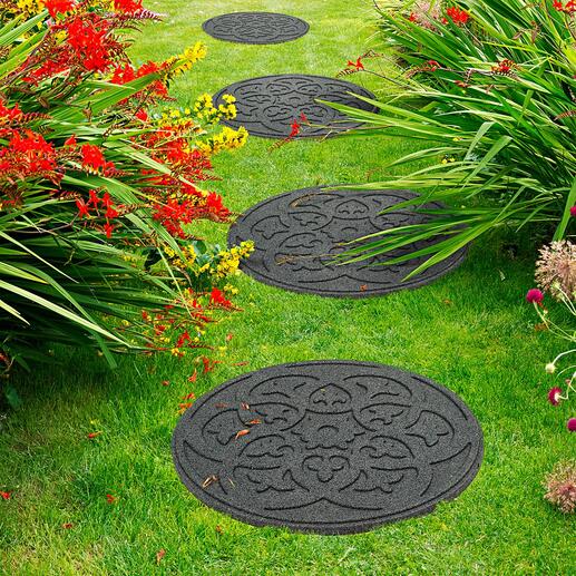 Die Platten sind beidseitig nutzbar – mit Muster oder glatter Rückseite. Die Platten sind beidseitig nutzbar – mit Muster oder glatter Rückseite.
