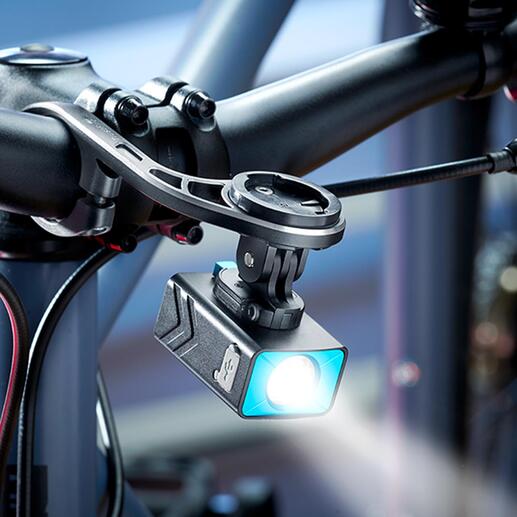 Akku-Fahrradleuchte 450 Lumen Die vielleicht beste und innovativste Akku-Fahrradleuchte. Vom Taschenlampen-Spezialisten Trustfire.