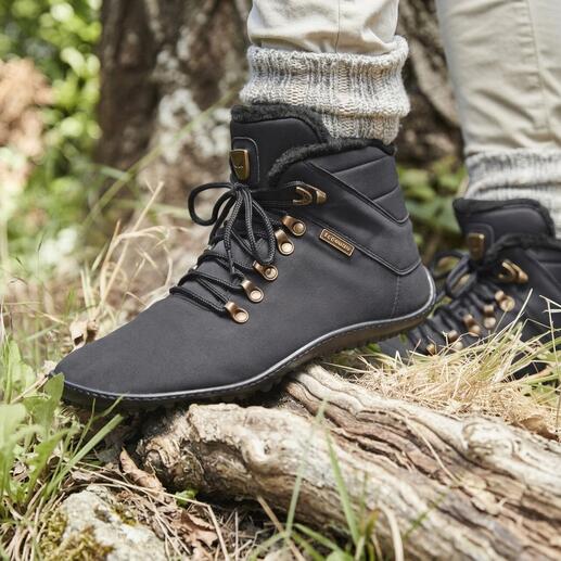 Leguano Winter-Schnürboots Husky in der Natur, bequem am Fuß.