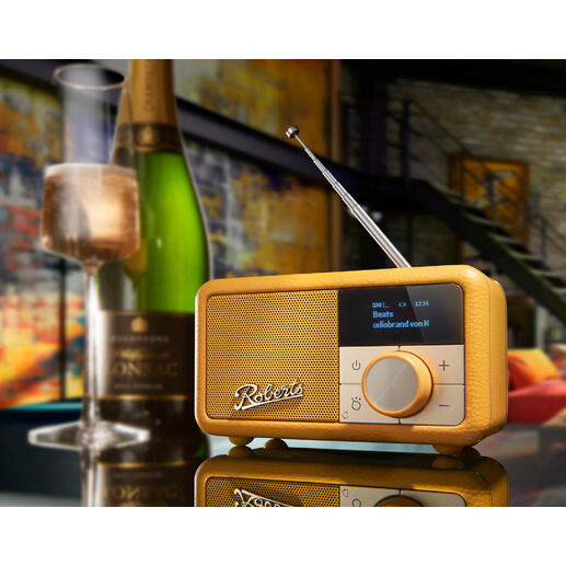 Roberts Revival Petite 2 DAB+/FM-Radio und Bluetooth-Streaming – im Retro-Design von Roberts. Stylish. Klangstark. Und ultrakompakt.