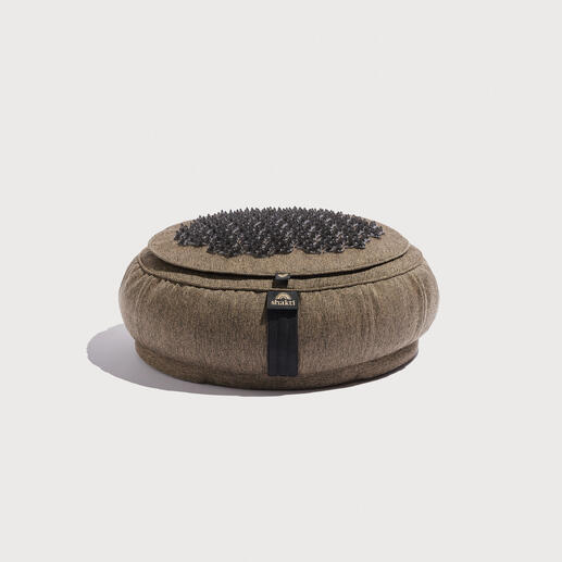 Shakti-Meditationskissen mit stacheliger Oberfläche in runder Form.