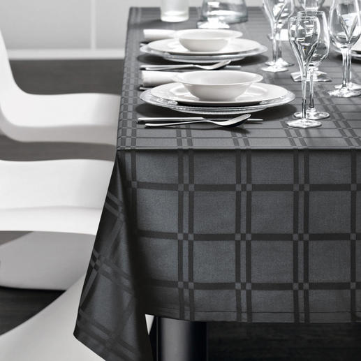 Tischdecke, Schwarz Tischdecke, Schwarz