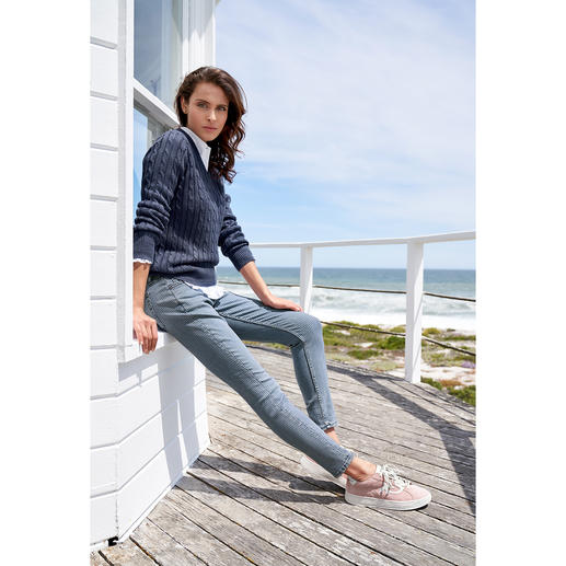 Silver Skinny-Streifenjeans Silver Skinny-Streifenjeans