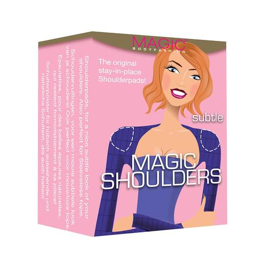 Die Schulterpolster für die perfekte feminine  Silhouette. Von MAGIC® Bodyfashion/Niederlande, Spezialist für clevere Accessoires mit mehr Tragekomfort.