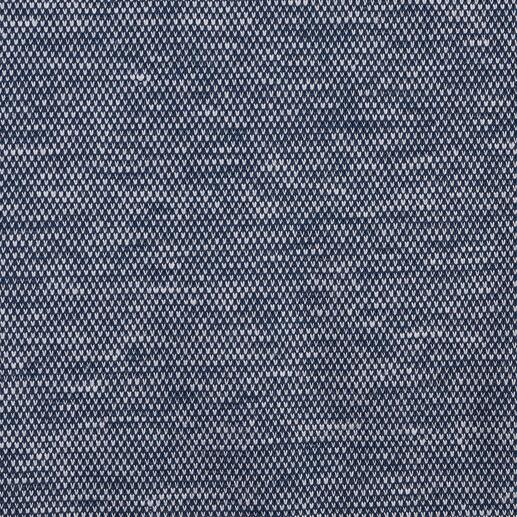 Blau Muster eines blauen Piqué-Stoffes für das Junghans 1954 Piqué-Henley-Shirt.