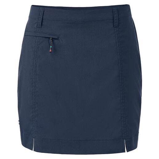 Der geniale Funktionsrock von Dubarry. Skort: Außen Skirt, innen Shorts.