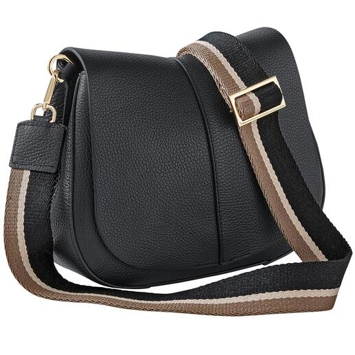 Die supersofte Saddle-Bag von Gianni Chiarini, Florenz. Klassisch und modisch aktuell. Altersunabhängig beliebt. Vielseitig kombinierbar. 